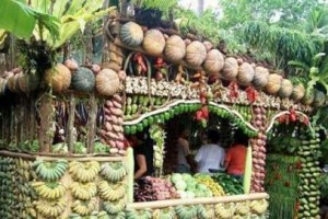 Saung hasil bumi ini akan mewarnai Festival Pasar Desa di Padepokan Kang Oublet Desa Sukamukti Kab Kuningan Desember 2020 yad
